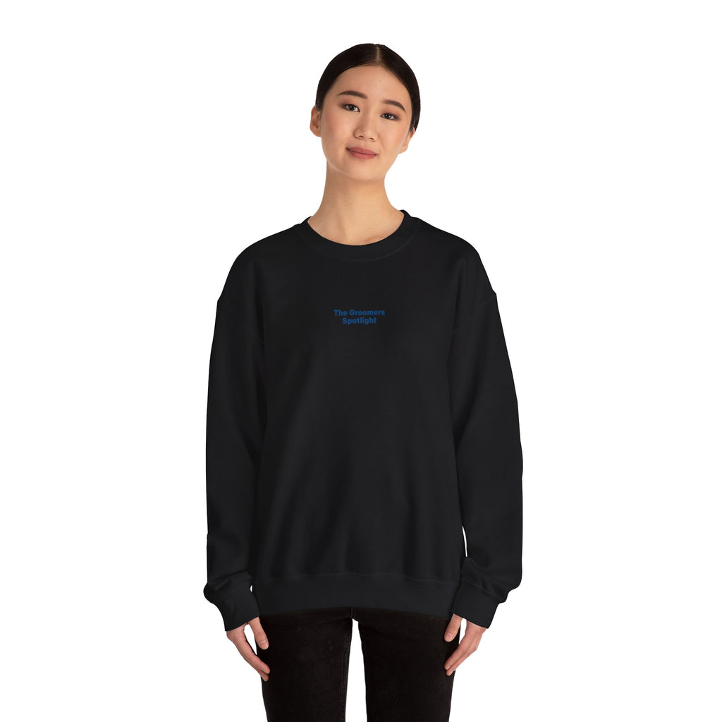 The Groomers Spotlight Graphic Sweatshirt - Dog Pawprints