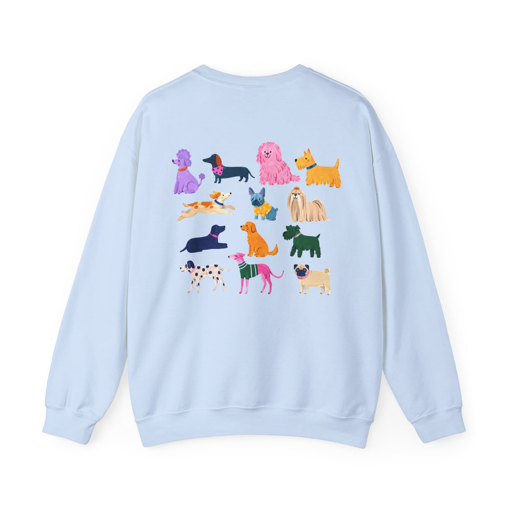 The Groomers Spotlight Graphic Sweatshirt - Dog Pawprints