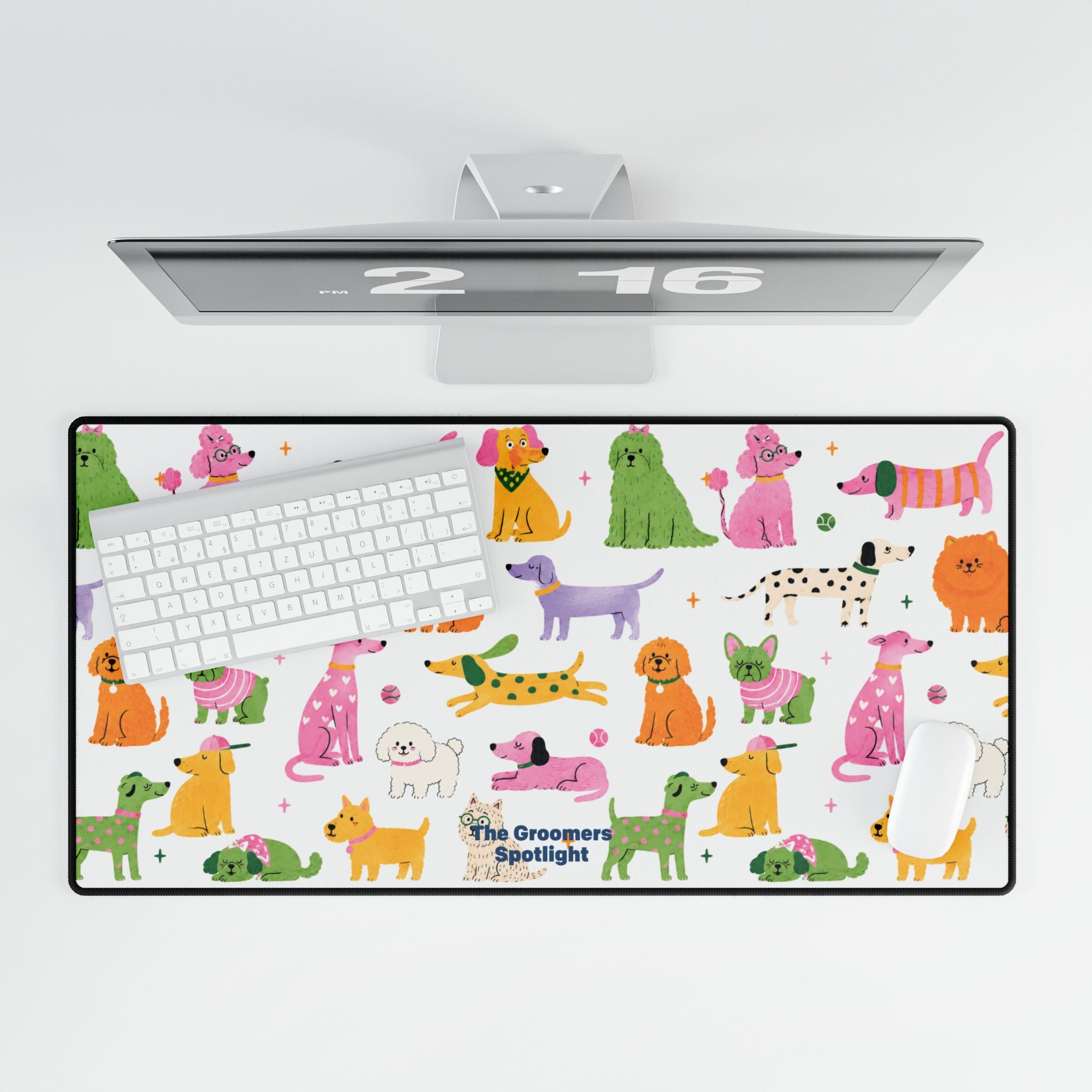 Colourful Grooming Spotlight Mouse Pad