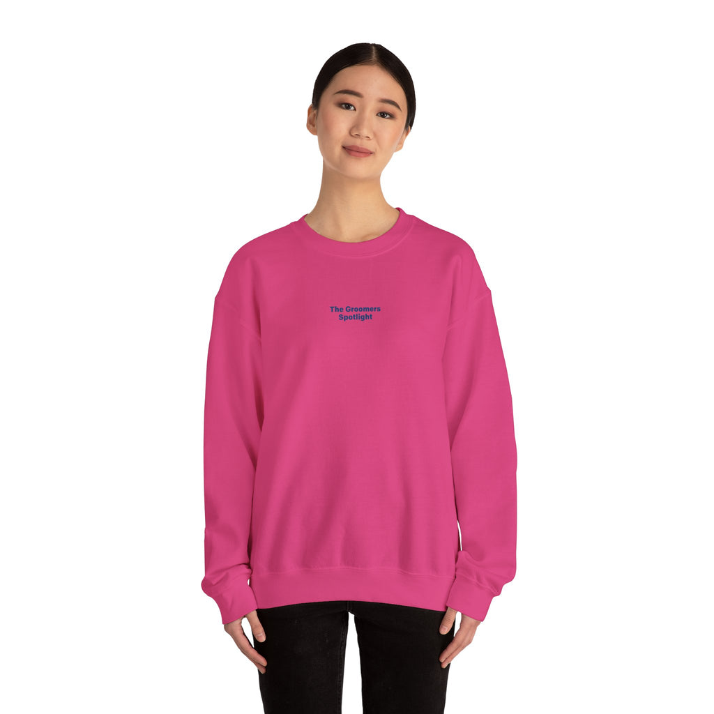 The Groomers Spotlight Graphic Sweatshirt - Dog Pawprints