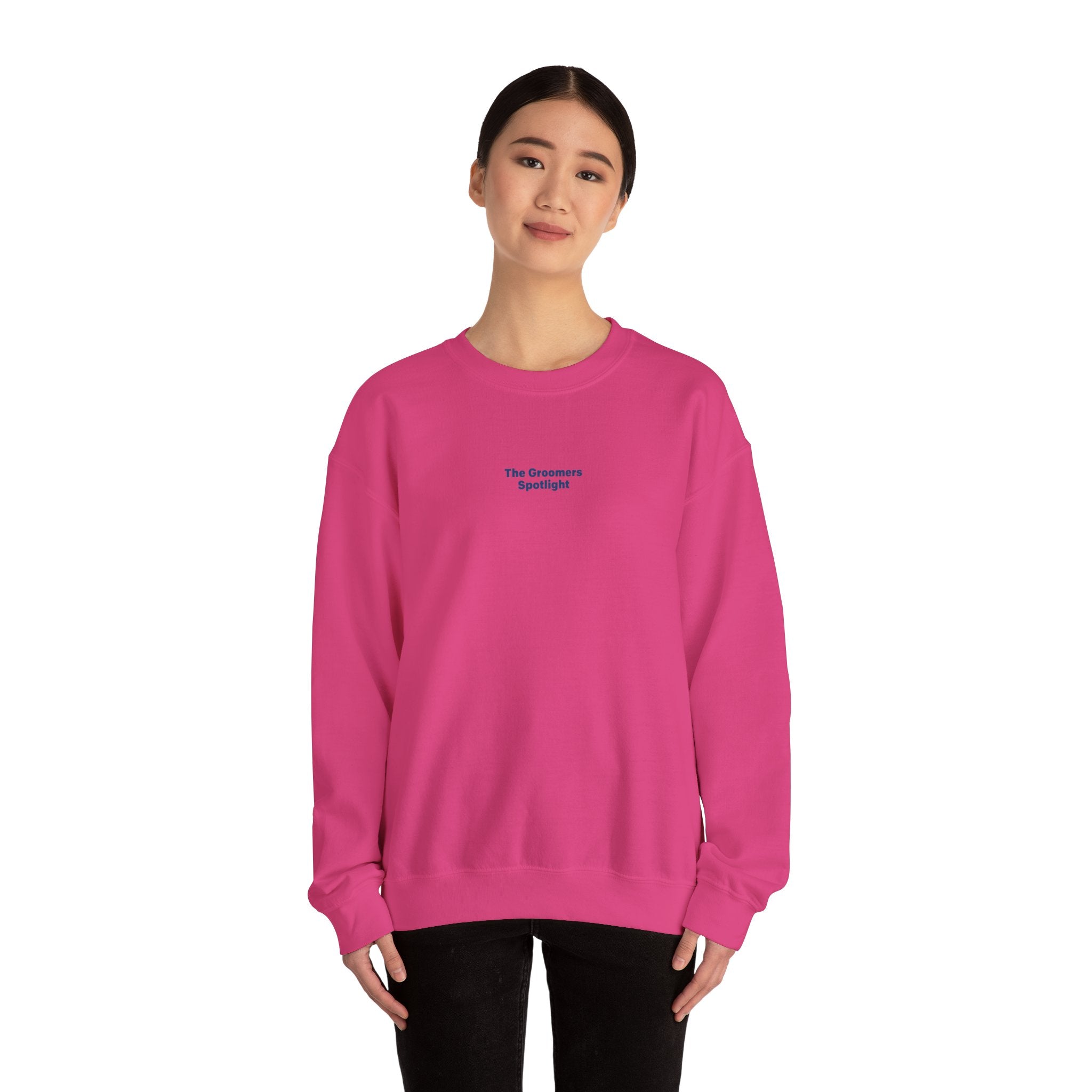 The Groomers Spotlight Graphic Sweatshirt - Dog Pawprints