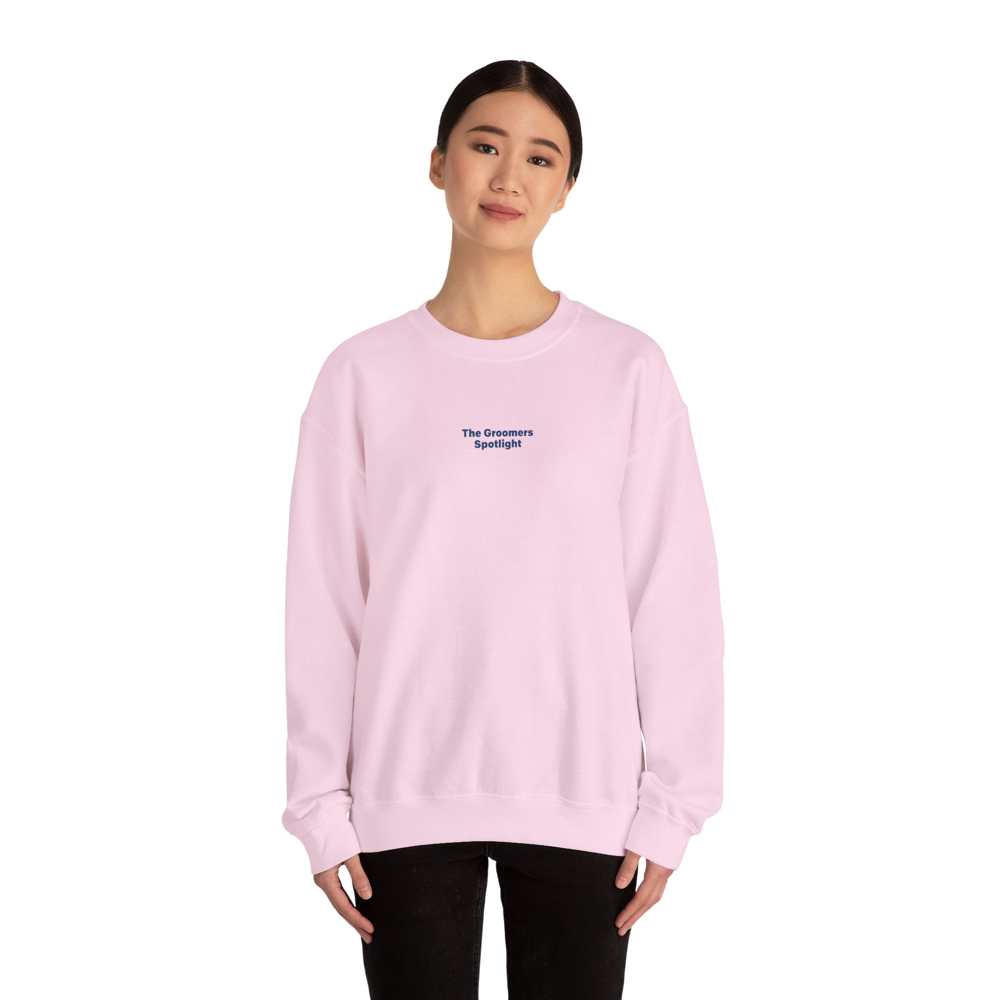 The Groomers Spotlight Graphic Sweatshirt - Dog Pawprints