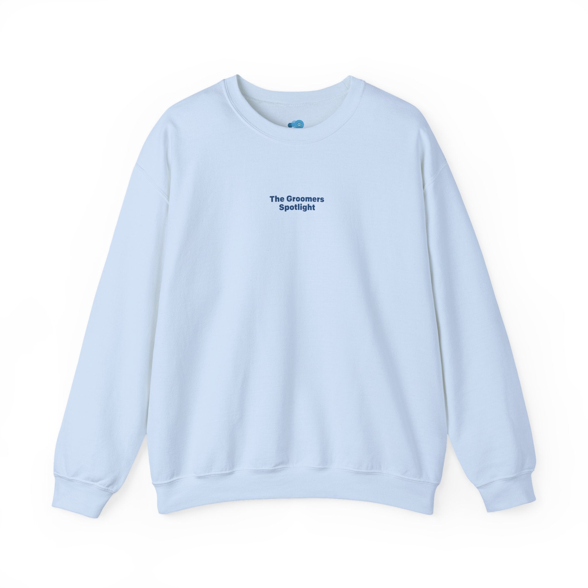 The Groomers Spotlight Graphic Sweatshirt - Dog Pawprints