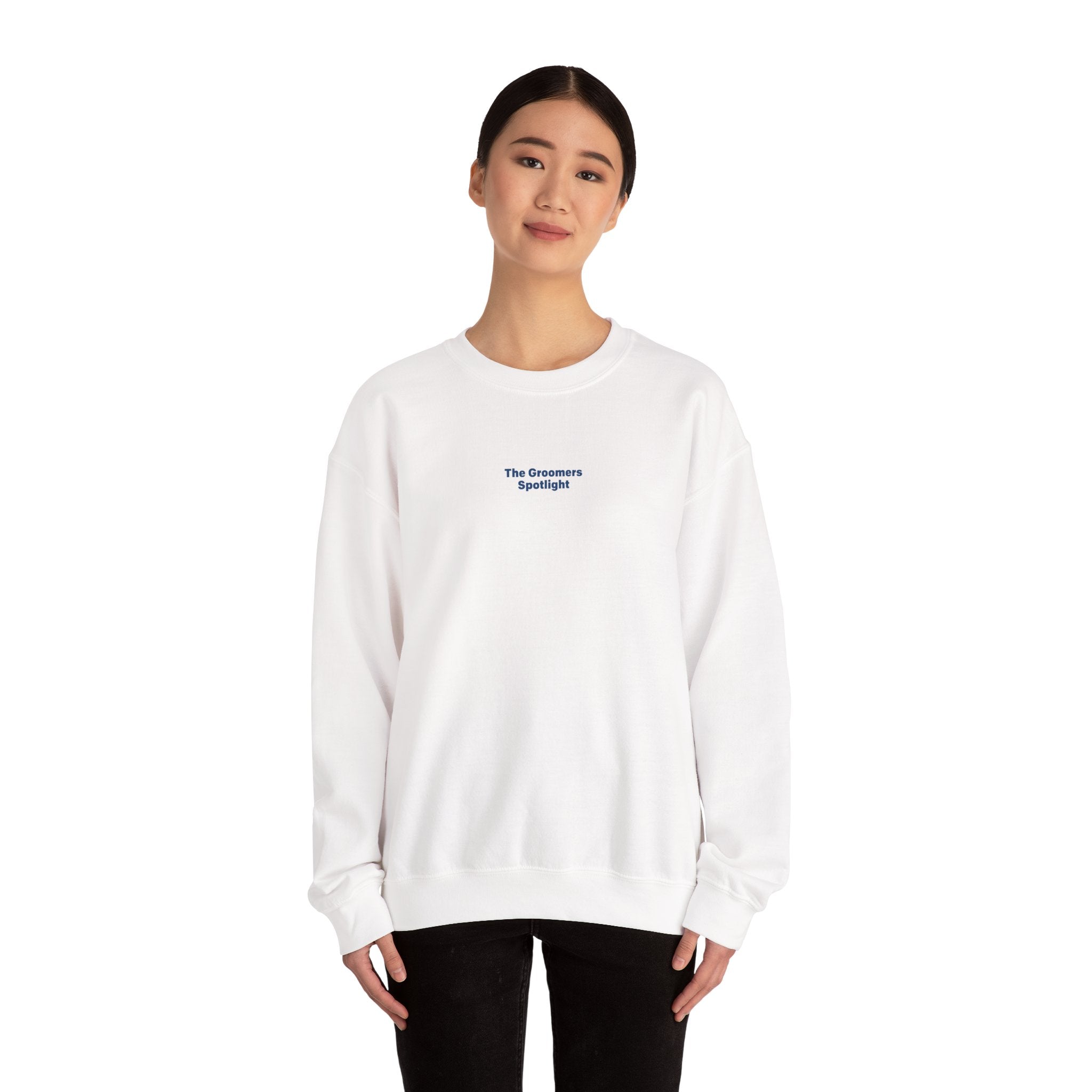 The Groomers Spotlight Graphic Sweatshirt - Dog Pawprints