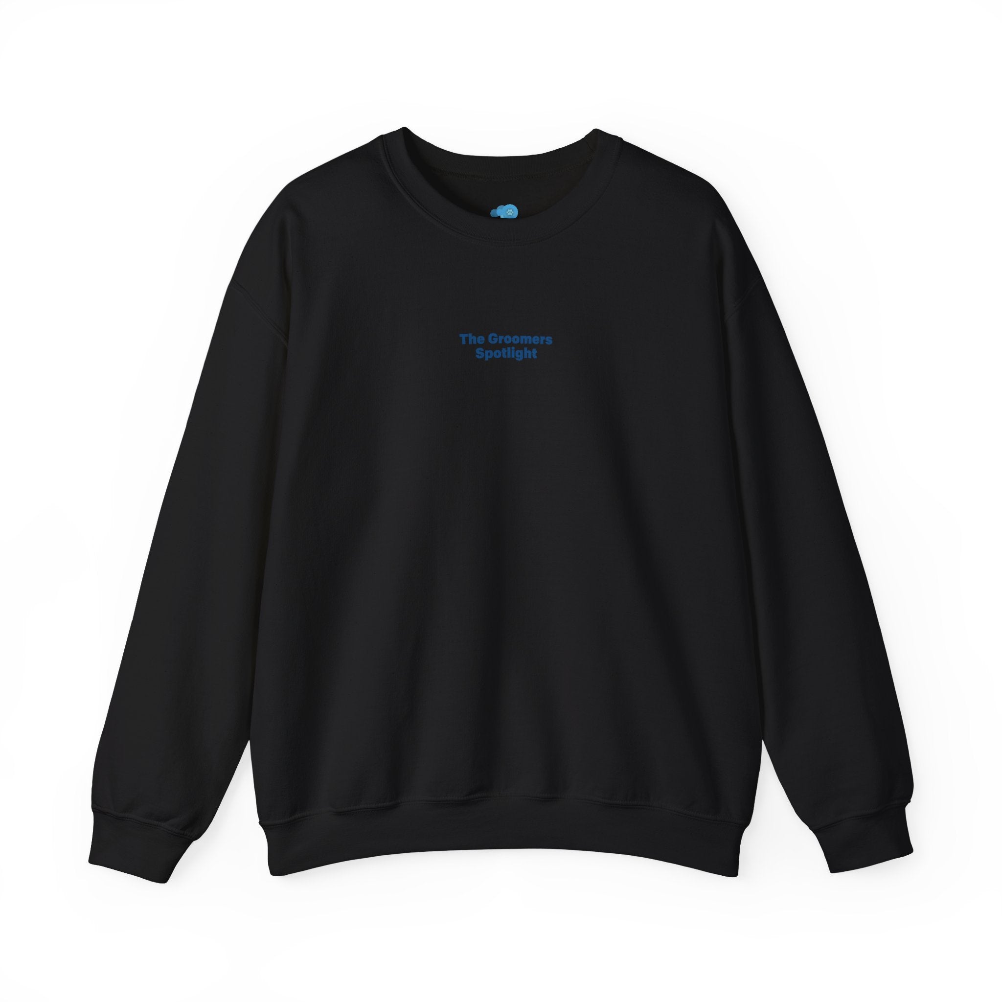 The Groomers Spotlight Graphic Sweatshirt - Dog Pawprints