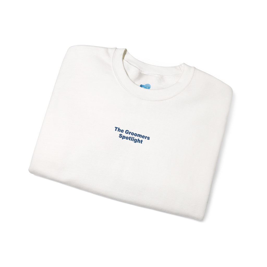 The Groomers Spotlight Graphic Sweatshirt - Dog Pawprints