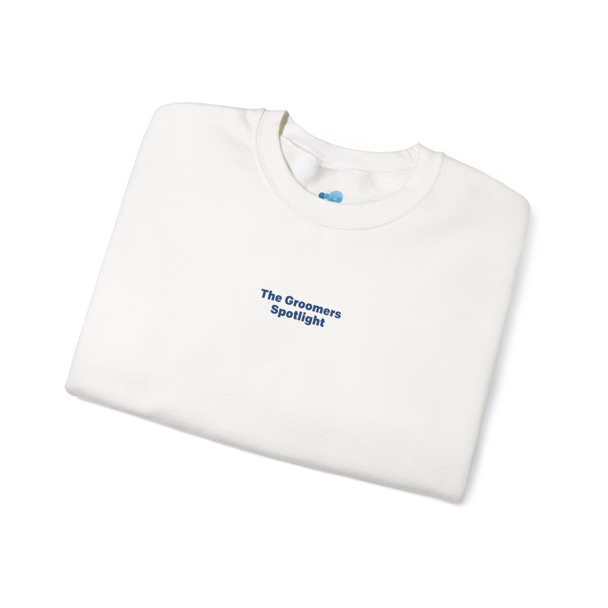 The Groomers Spotlight Graphic Sweatshirt - Dog Pawprints