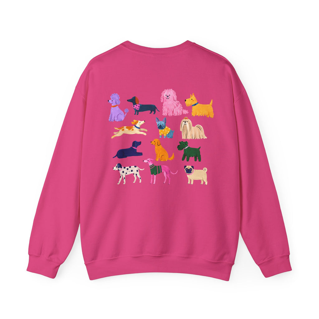 The Groomers Spotlight Graphic Sweatshirt - Dog Pawprints