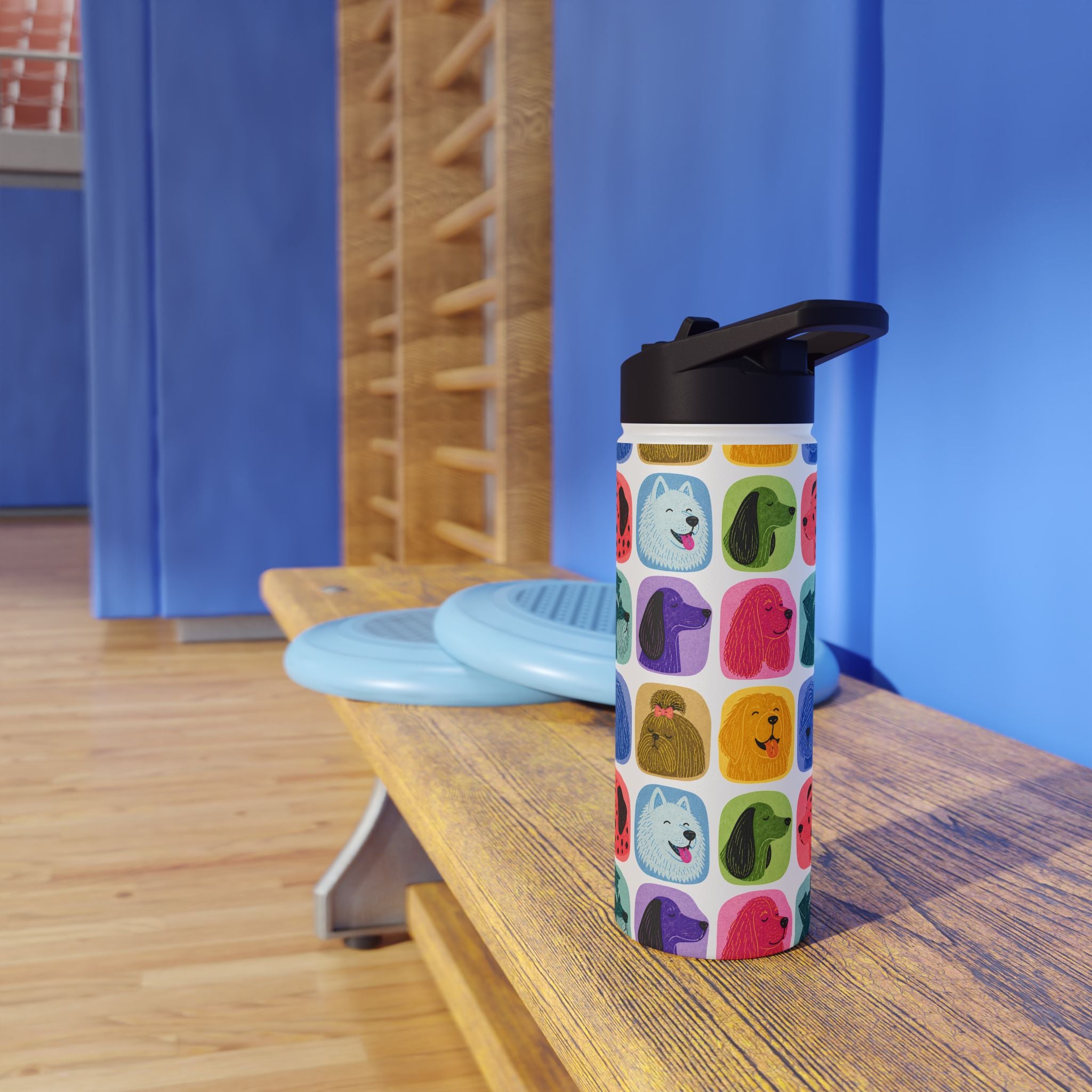 The Groomers Spotlight 'Spotlight Dogs' Stainless Steel Water Bottle