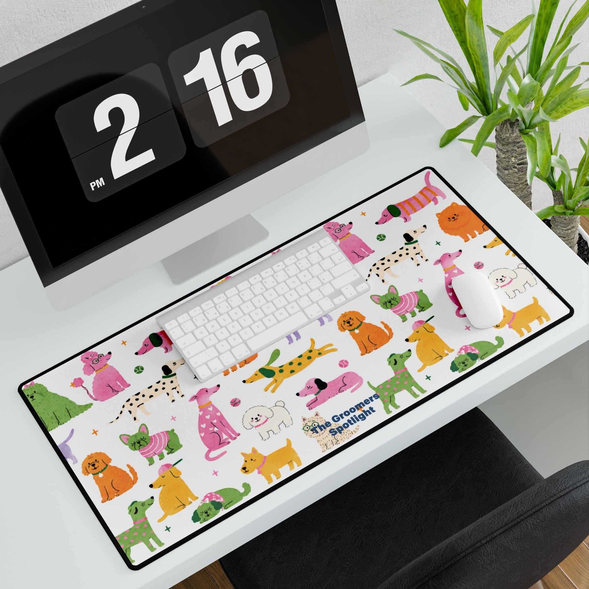 Colourful Grooming Spotlight Mouse Pad