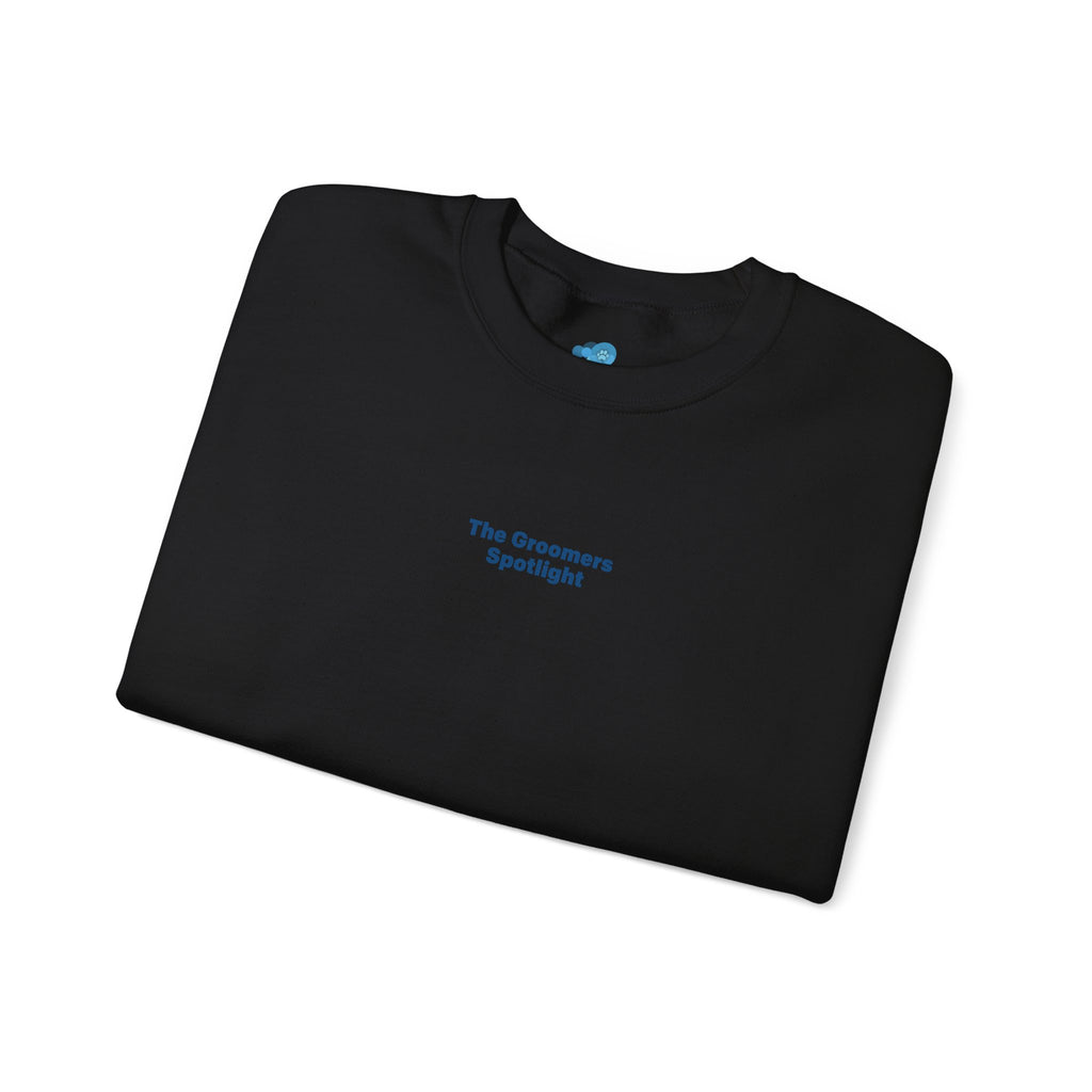 The Groomers Spotlight Graphic Sweatshirt - Dog Pawprints