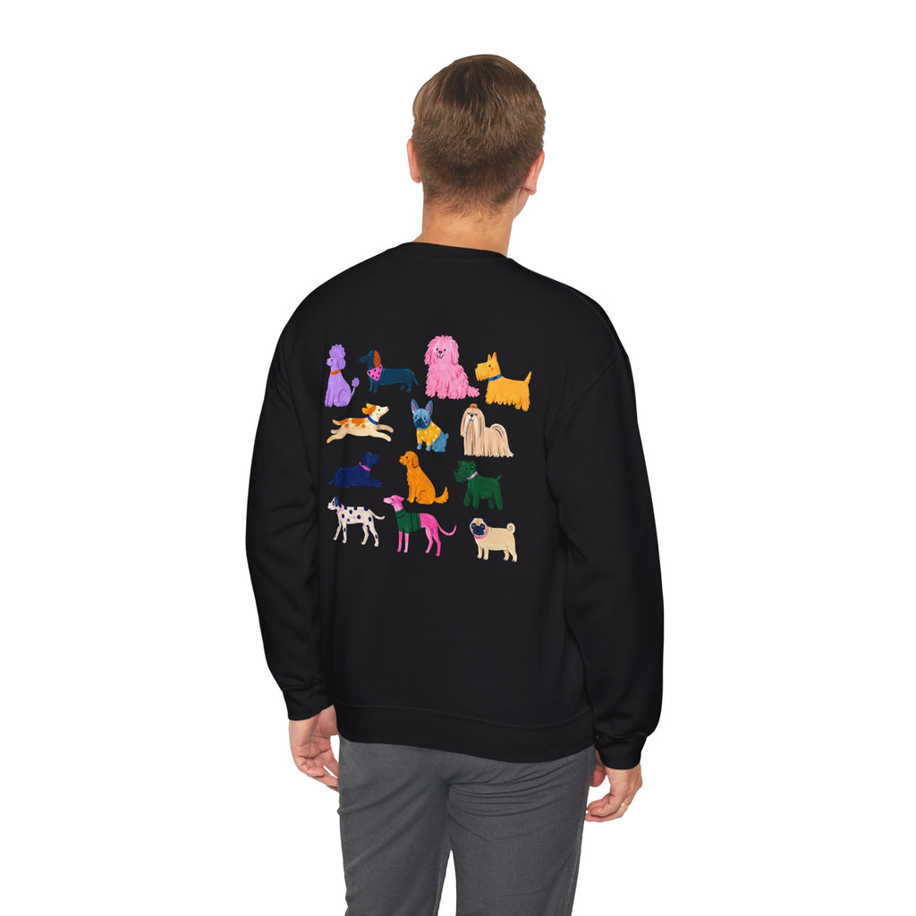 The Groomers Spotlight Graphic Sweatshirt - Dog Pawprints