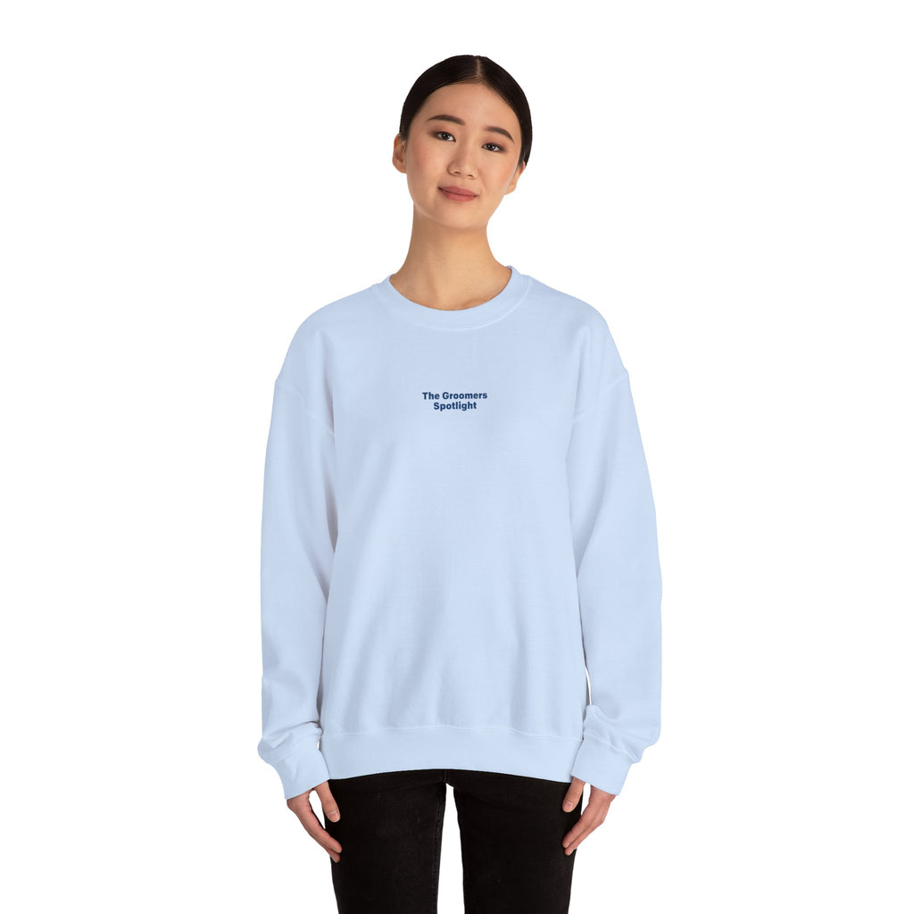 The Groomers Spotlight Graphic Sweatshirt - Dog Pawprints