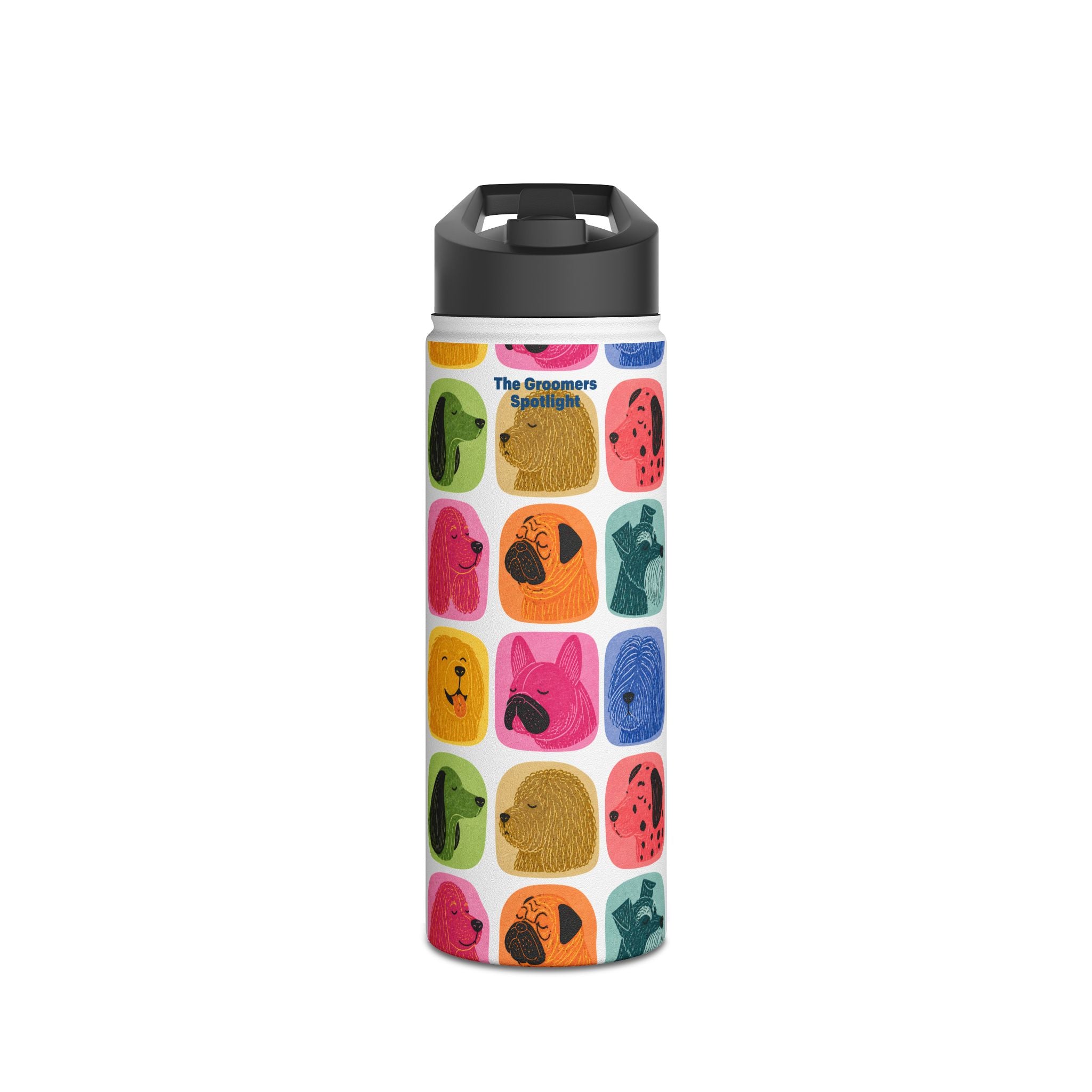 The Groomers Spotlight 'Spotlight Dogs' Stainless Steel Water Bottle