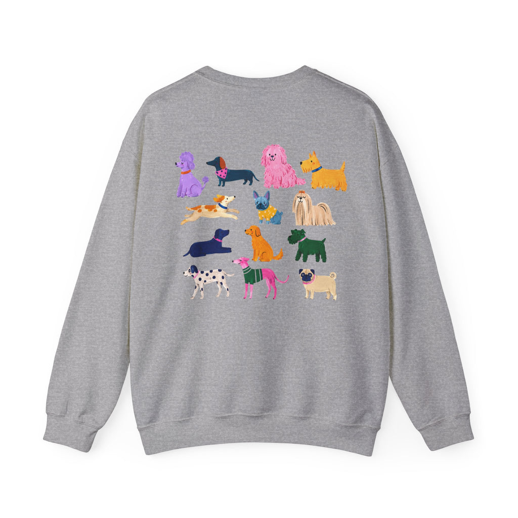 The Groomers Spotlight Graphic Sweatshirt - Dog Pawprints
