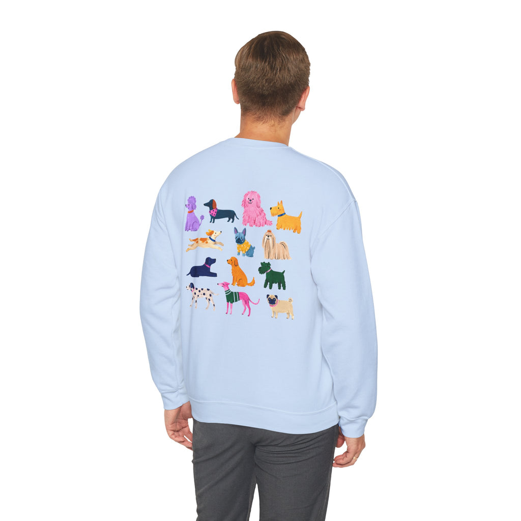 The Groomers Spotlight Graphic Sweatshirt - Dog Pawprints