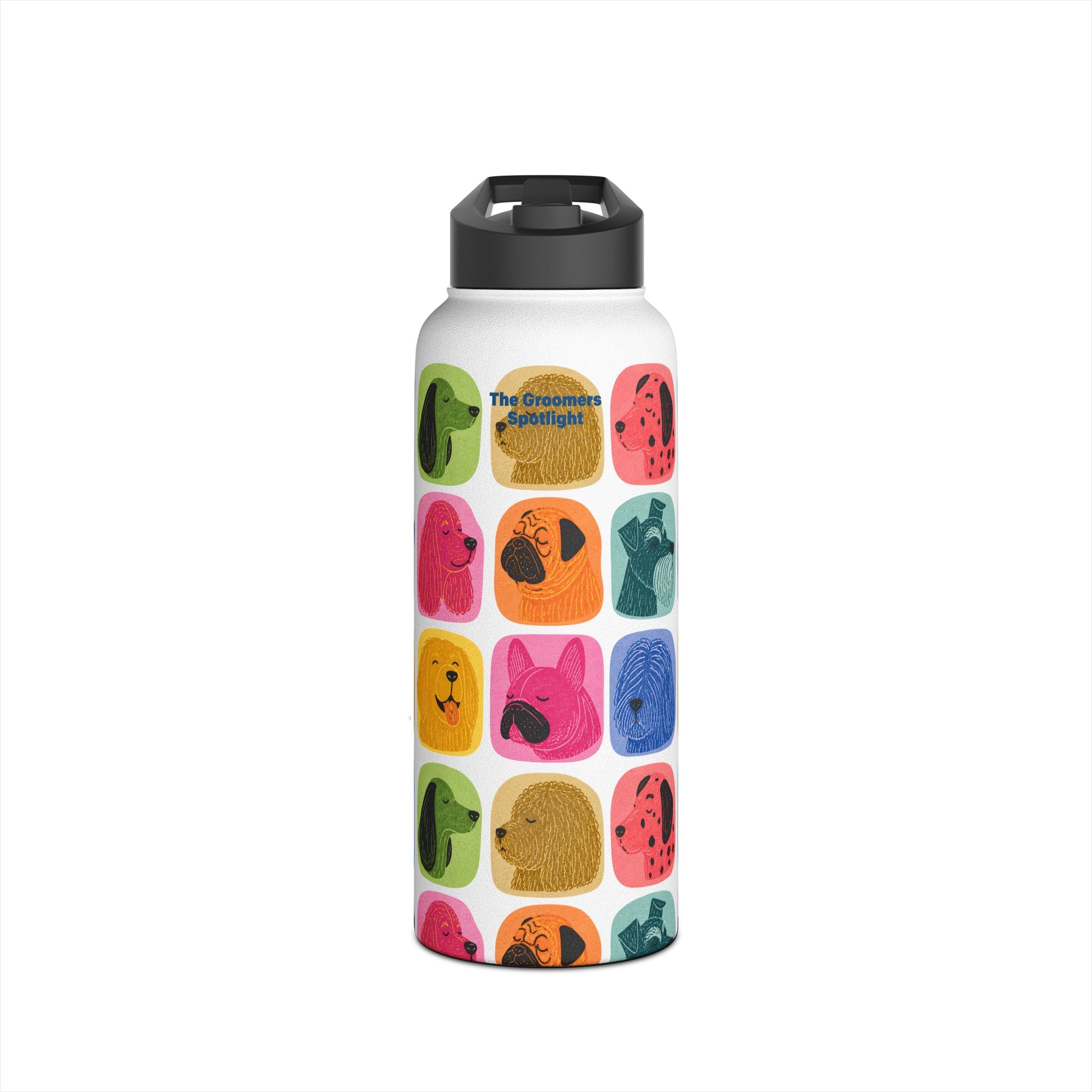 The Groomers Spotlight 'Spotlight Dogs' Stainless Steel Water Bottle