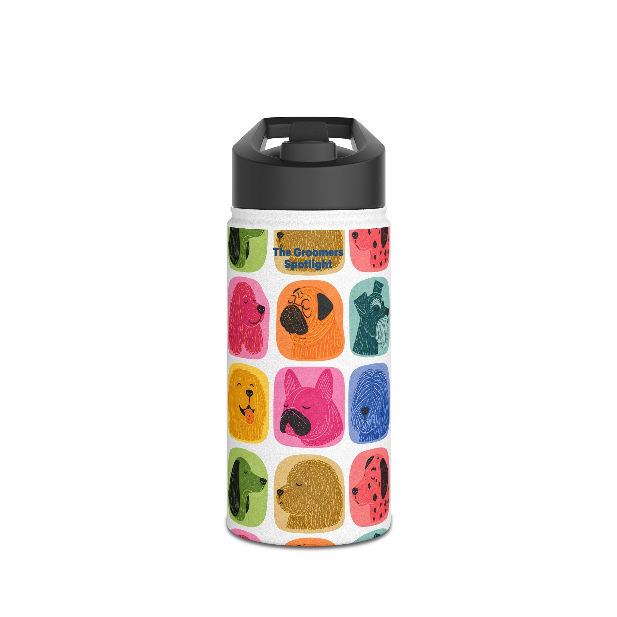 The Groomers Spotlight 'Spotlight Dogs' Stainless Steel Water Bottle