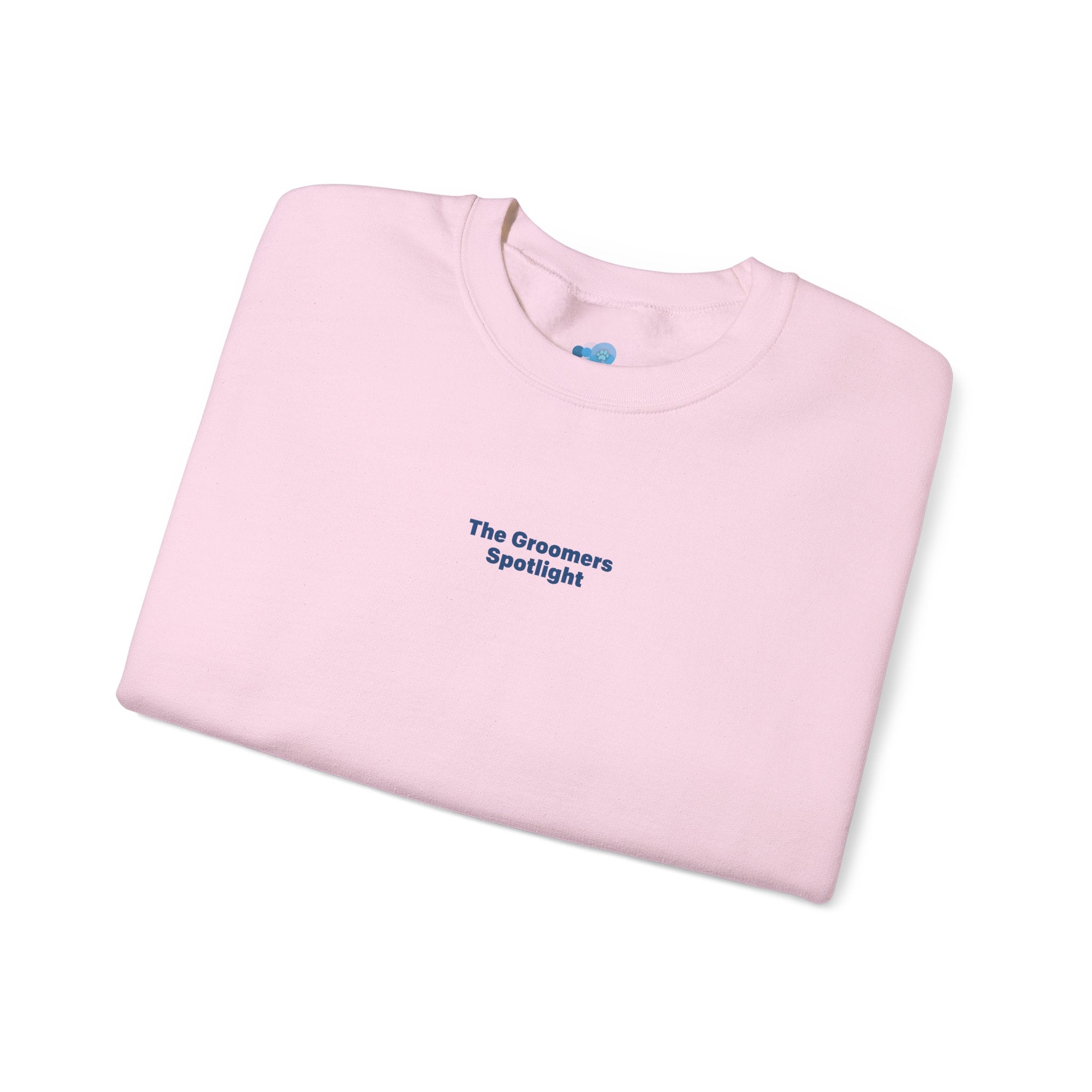 The Groomers Spotlight Graphic Sweatshirt - Dog Pawprints